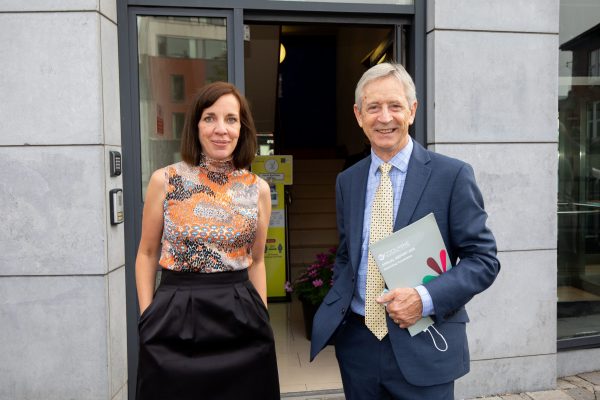 16.07.21.            
On Friday 16th July 2021, Frank Feighan TD, Minister of State for Public Health, Well Being and National Drugs Strategy, formally opened the Coolmine Mid-West Community and Day Service in Mahon House, William Street, Limerick. The event marks the first phase of the service development to establish the Mid-West Residential treatment service for homeless women and their children. Minister Feighan also launched Coolmines 2020 Annual Report. 

Pictured are Pauline McKeown, CE Coolmine and Alan Connolly, Coolmine Chairman. Picture: Alan Place